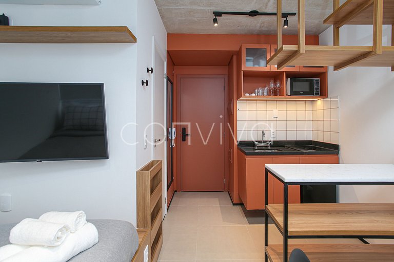 VNFR1007 Conforto no 10º Andar | Bela Vista