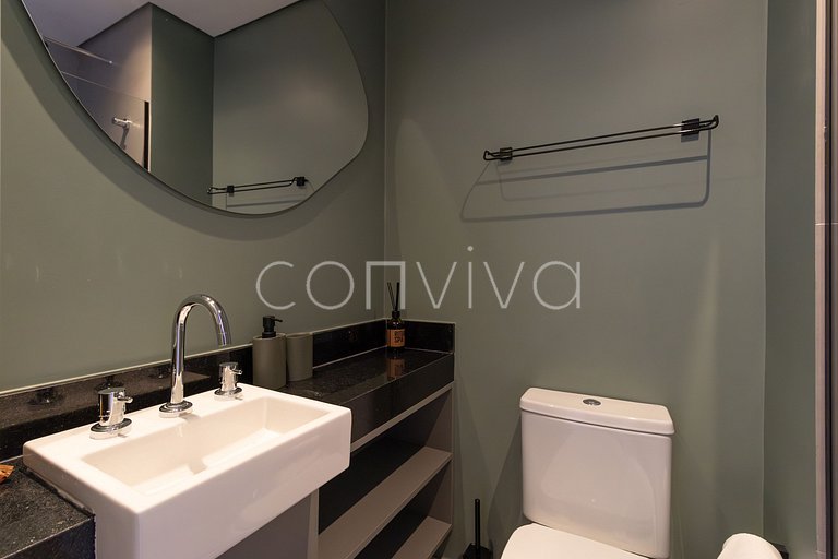 VNFR1007 Conforto no 10º Andar | Bela Vista