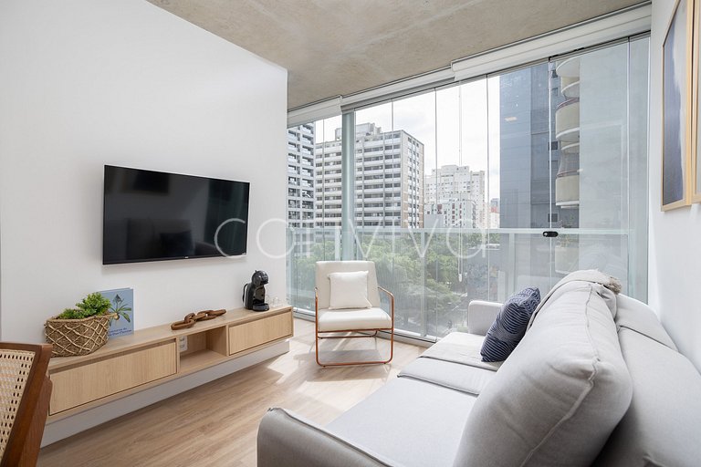 VNFR0501 Apto de 2 quartos, 10 min da Av. Paulista