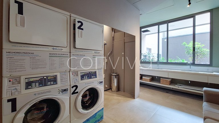 NPE1208 Apto novinho no 12º andar em Perdizes