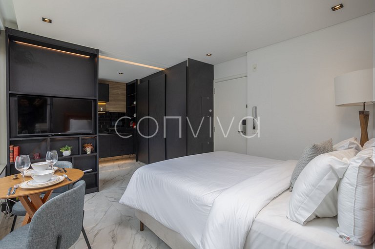 VNFL093 Apto novo da Vila Olímpia | Vaga + AC