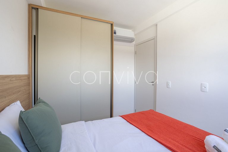 COMP0417 Apto de 2 quartos completo em Moema