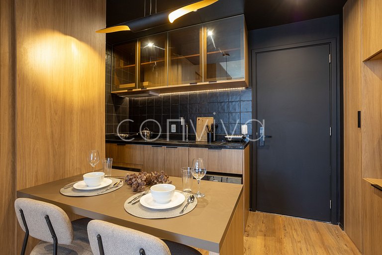 VNMI203 42m² con balcón, 03 huéspedes | Faria Lima