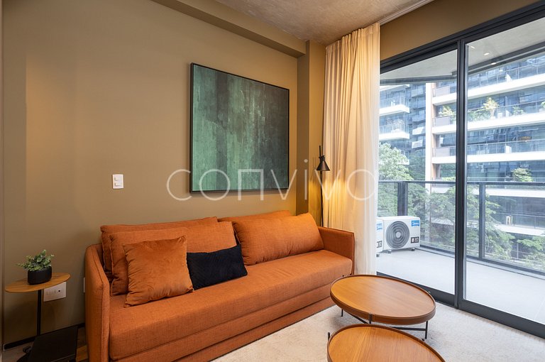 VNMI203 42m² with balcony, 3 guests | Faria Lima