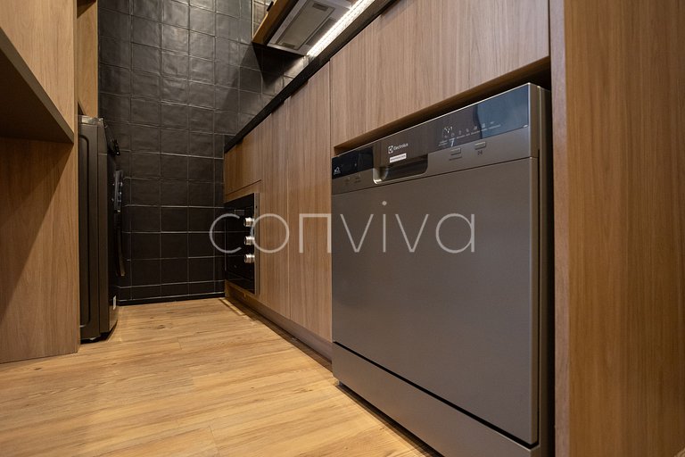 VNMI203 42m² with balcony, 3 guests | Faria Lima