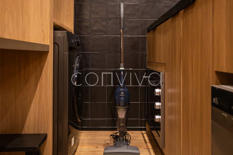 VNMI203 Apto novo, 42m² com varanda Vila Olímpia