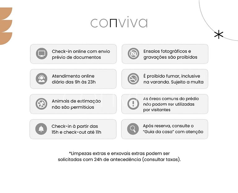 FEP034 Apto novo em Pinheiros | 48m² | 03 hóspedes