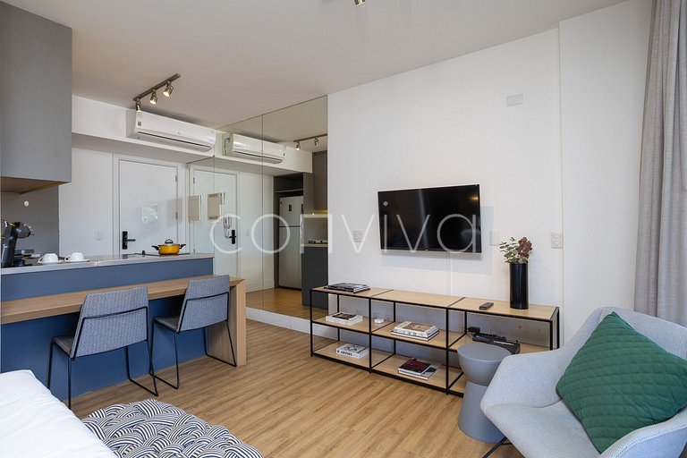 FI032 Wonderful apartment at Forma Itaim with parking space