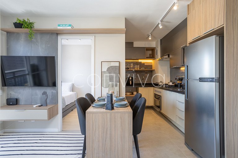 COMP1416 Apartamento de 2 quartos próx ao shopping