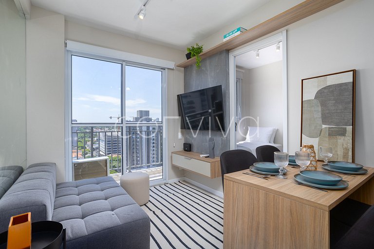 COMP1416 Apartamento de 2 quartos próx ao shopping