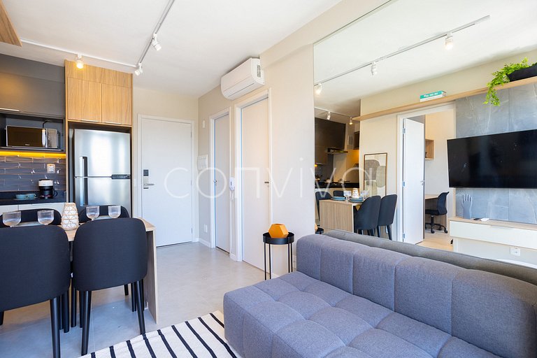 COMP1416 Apartamento de 2 quartos próx ao shopping