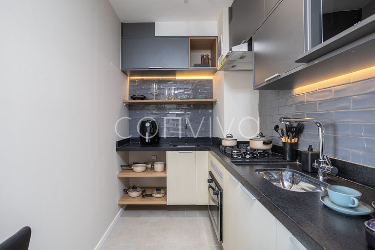 COMP1416 Apartamento de 2 quartos próx ao shopping
