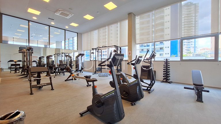 LUM1010 Studio 25m² c/ varanda e academia