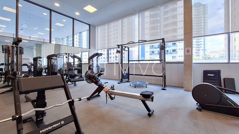 LUM1319 Studio moderno de 25m² com varanda e lazer