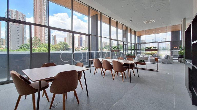 LUM1010 Studio 25m² c/ varanda e academia