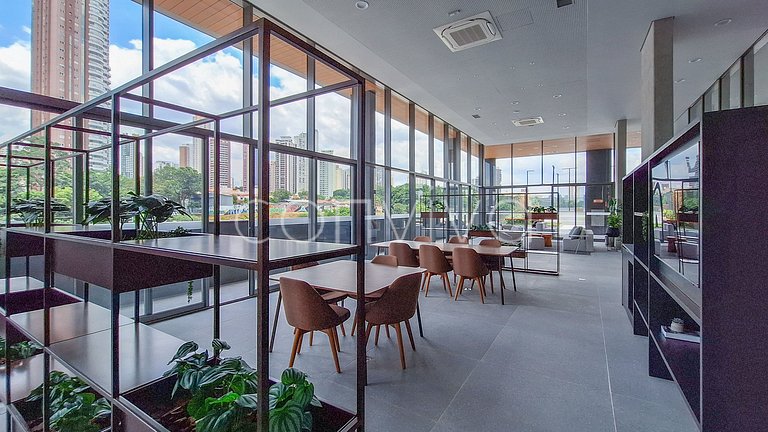 LUM0705 Studio 25m² c/ varanda, piscina e academia