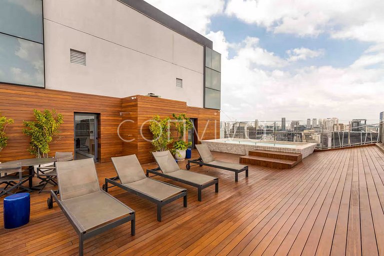 FI185 Apto amplo com 90m² alto padrão no Itaim