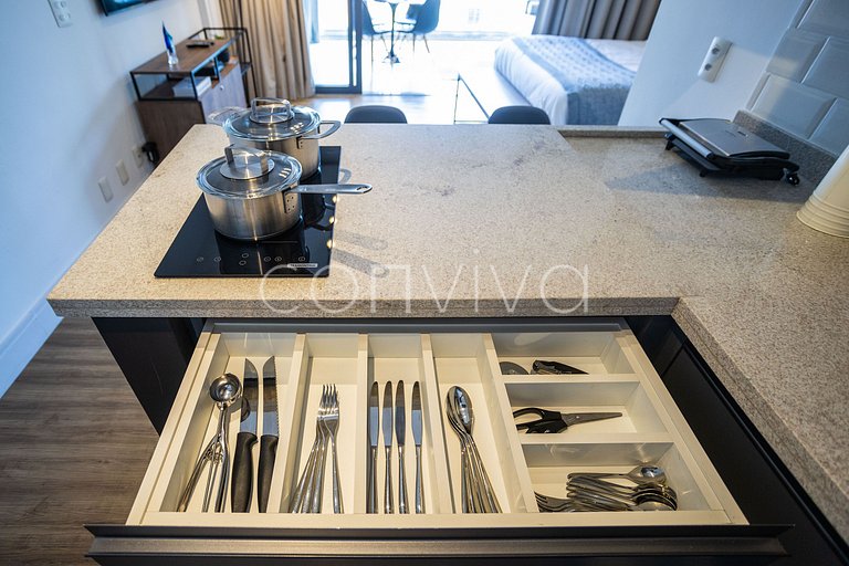 FI024 Itaim Bibi | Vaga | Piscina/Academia | 46m²