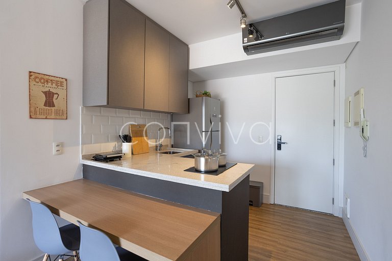 FI024 Itaim Bibi | Vaga | Piscina/Academia | 46m²