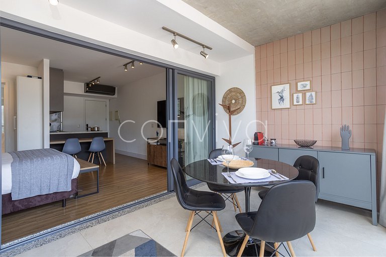 FI024 Itaim Bibi | Estacionamiento | Piscina/Gimnasio | 46m²