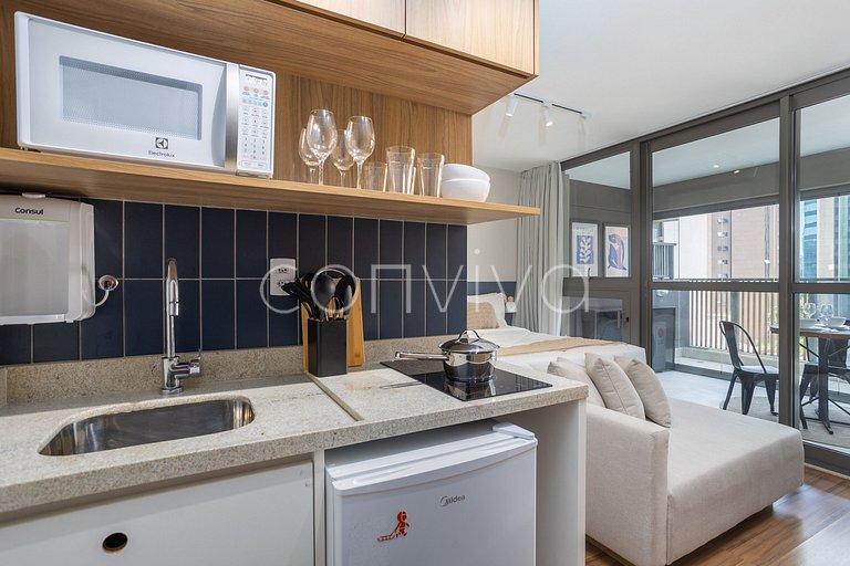 DSG0405 Apto garden no Itaim | Home Office + Wifi