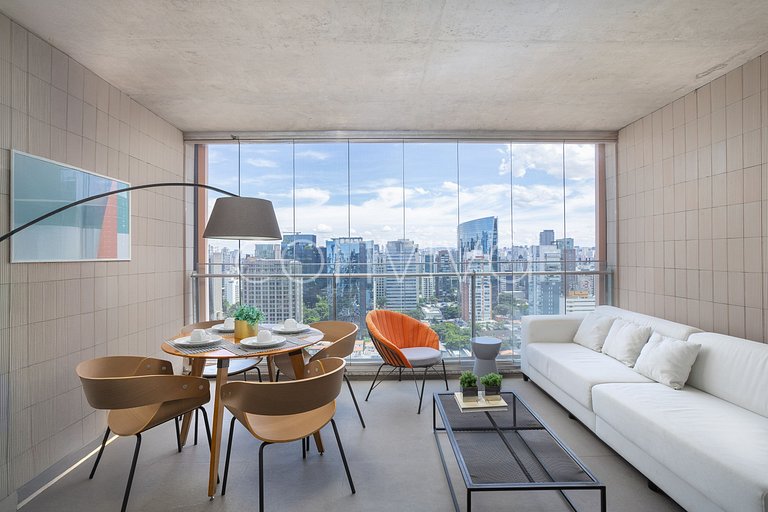 FI235 Fabulosa vista en el piso 23 de Forma Itaim
