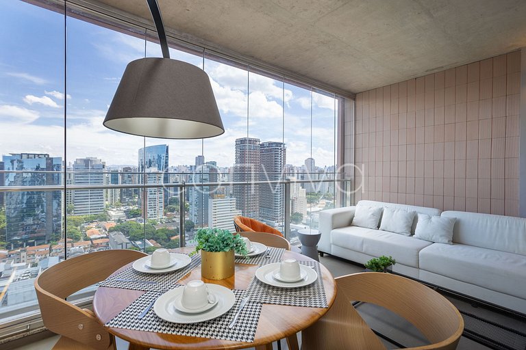 FI235 Fabulosa vista en el piso 23 de Forma Itaim