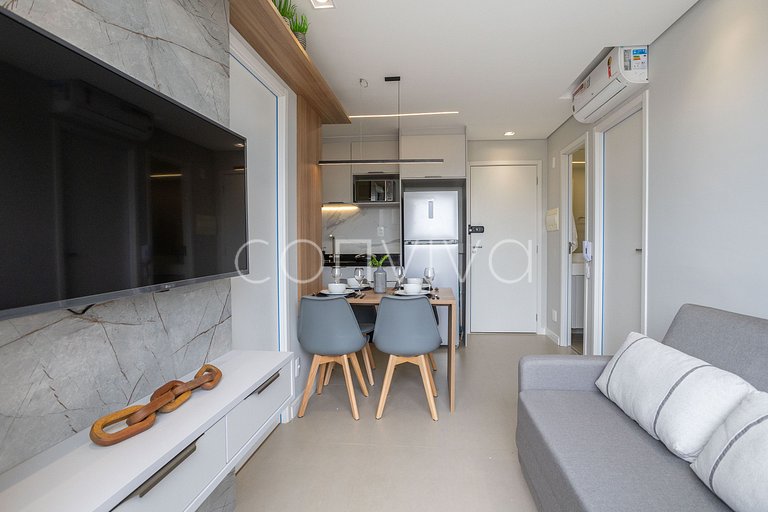 COMP0719 Conforto em apto de 2 quartos em Moema