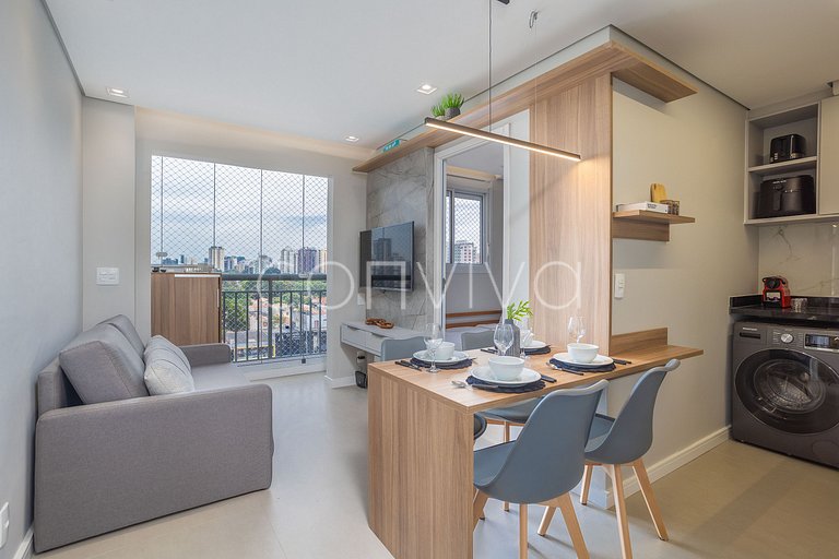 COMP0719 Conforto em apto de 2 quartos em Moema