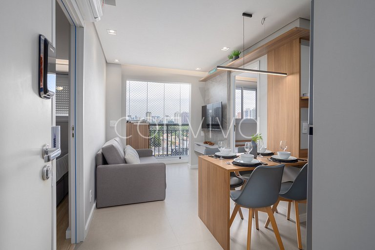 COMP0719 Conforto em apto de 2 quartos em Moema