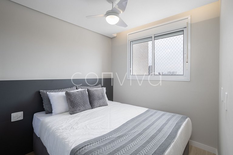 COMP0719 Conforto em apto de 2 quartos em Moema