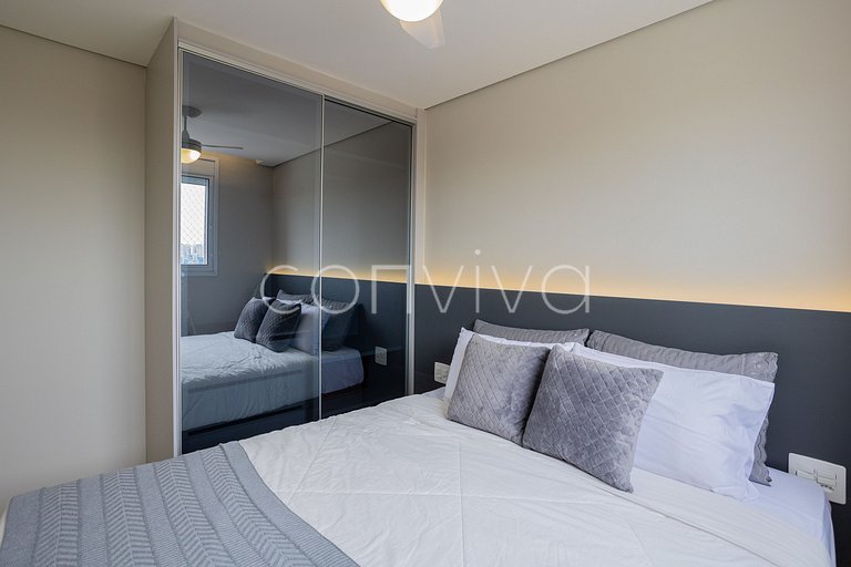 COMP0719 Conforto em apto de 2 quartos em Moema