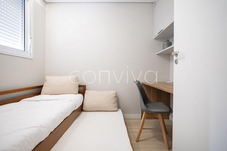 COMP0719 Conforto em apto de 2 quartos em Moema