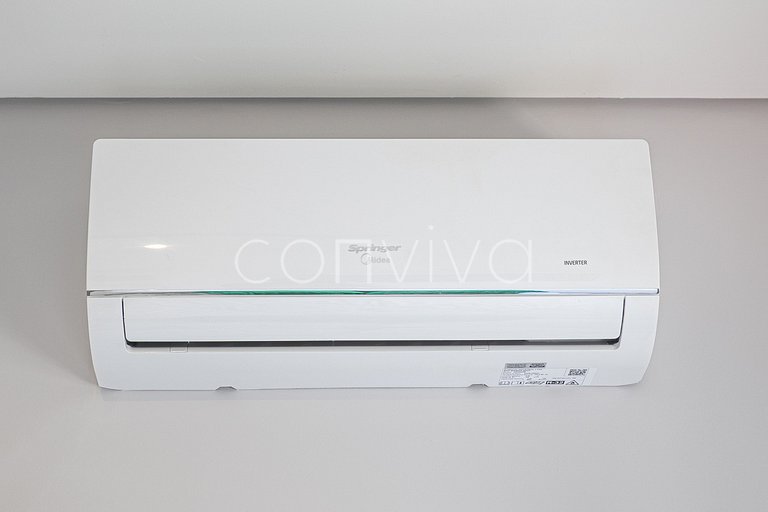 AD1001 Studio novo 27m² c/ ar e Wi-Fi na Berrini