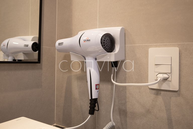 LUM0705 Studio 25m² c/ varanda, piscina e academia