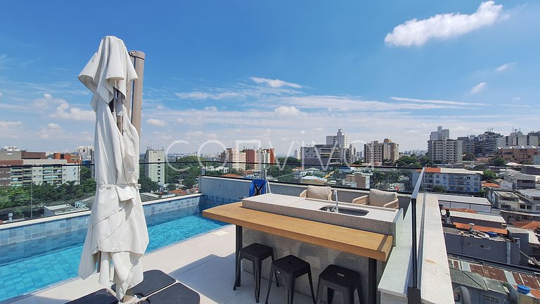VM0801 Apartment in Vila Madalena 650m from Batman Alley