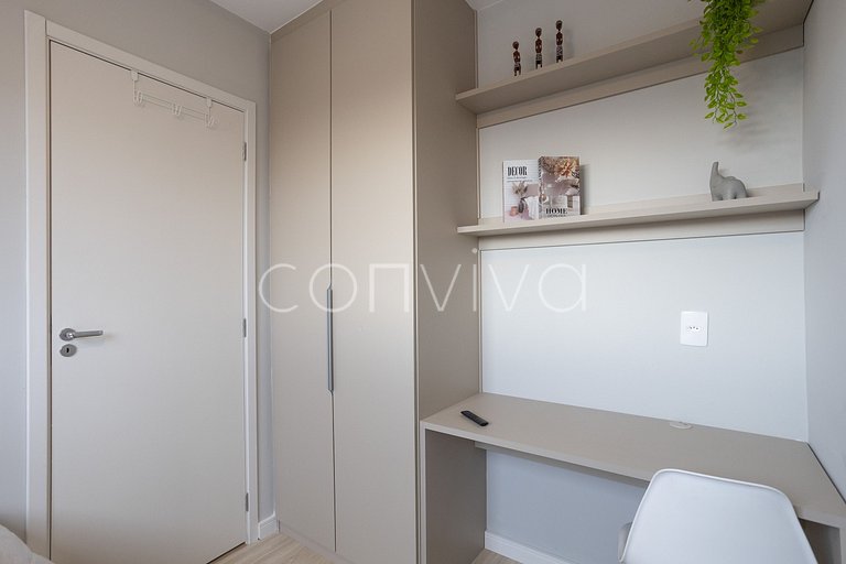 COMP1318 Apto incrível de 2 quartos em Moema