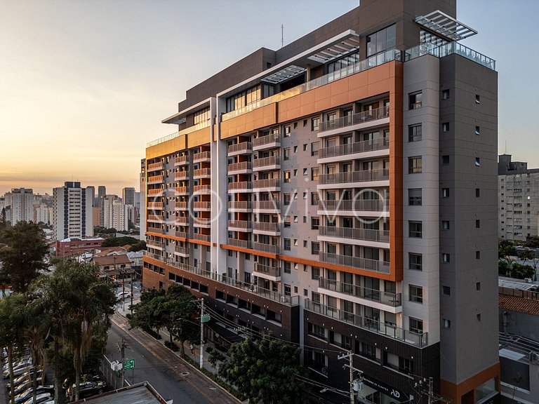AD1001 Apartamento novo c/ ar e Wi-Fi na Berrini