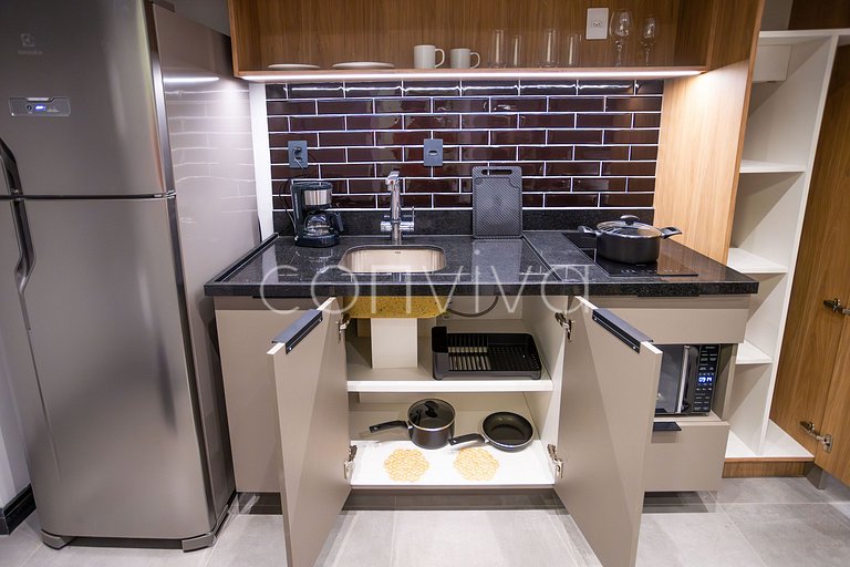 LUM1008 Ap moderno c/ varanda e lazer em São Paulo