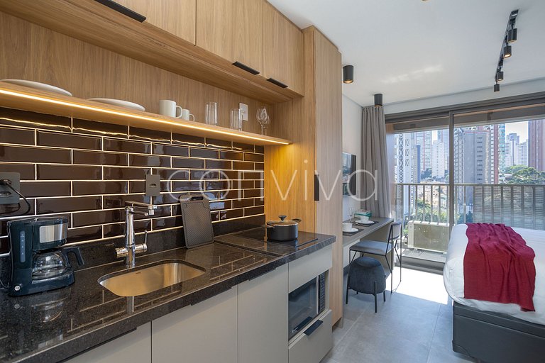 LUM1008 Ap moderno c/ varanda e lazer em São Paulo