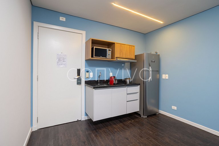 TBE1207 Flat c/ vaga e academia na Berrini