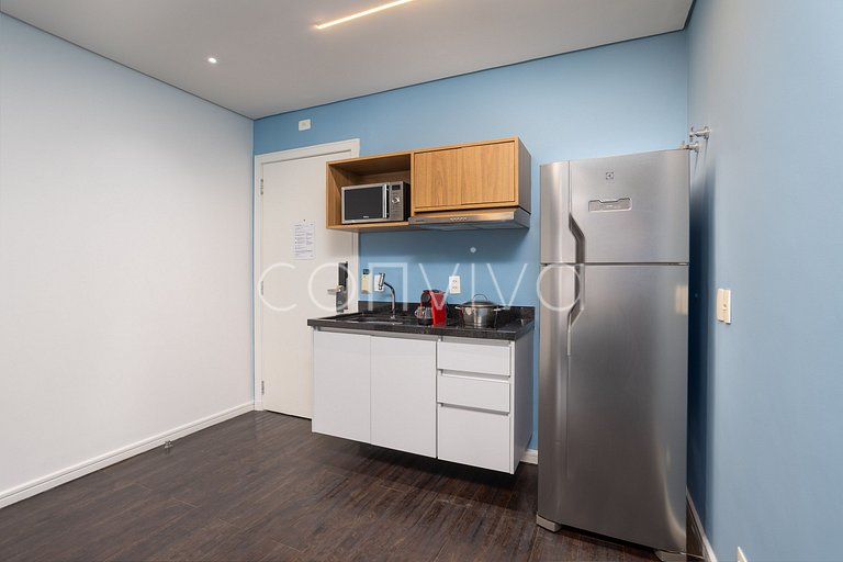 TBE1703 Flat incrível com vista na Berrini