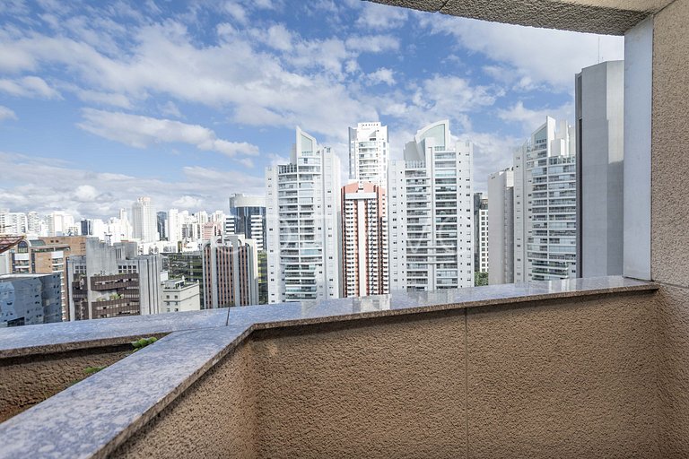 TBE1207 Flat c/ vaga e academia na Berrini