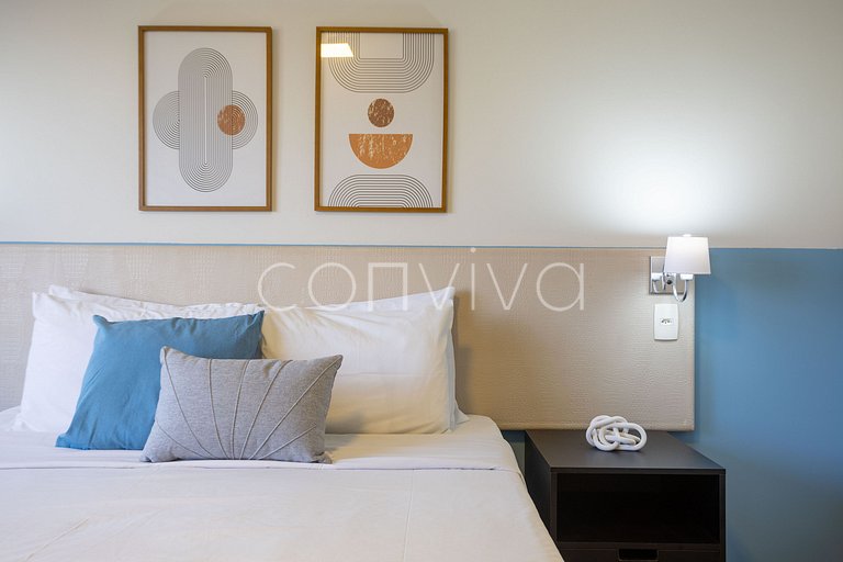 TBE1703 Flat incrível com vista na Berrini