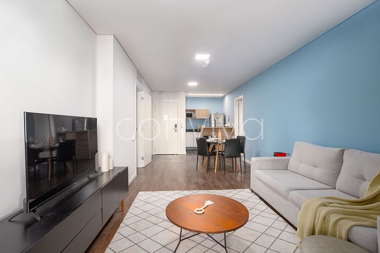 TBE2002 Conjugado c/varanda p/4 hóspedes | Berrini