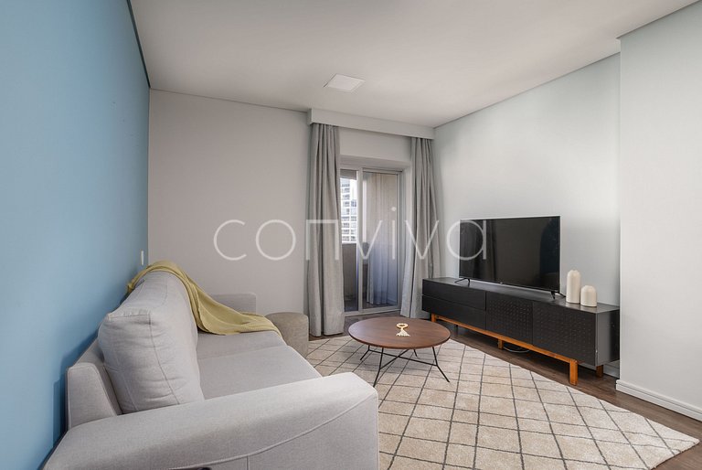 TBE2002 Conjugado c/varanda p/4 hóspedes | Berrini