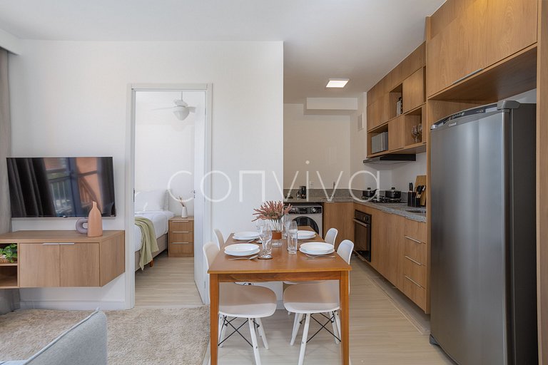 COMP0917 Apto novo c/ 2 quartos em Moema