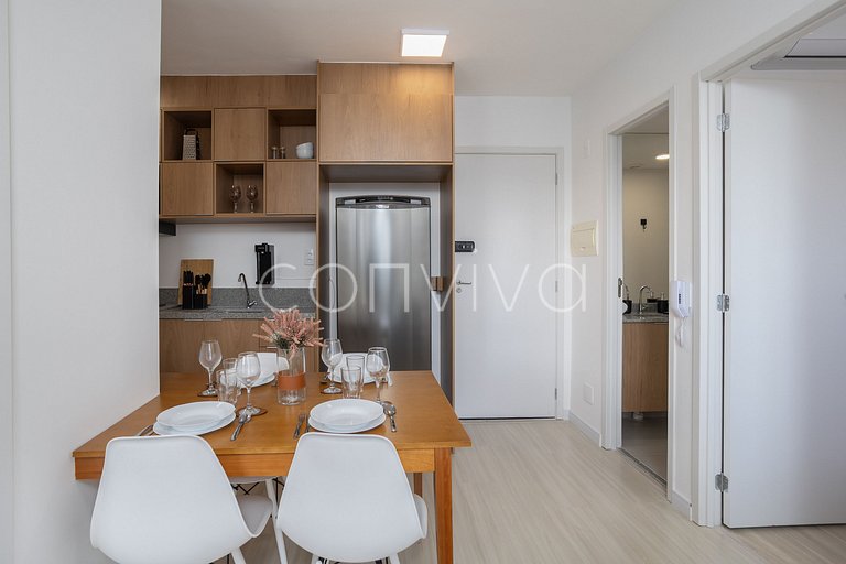 COMP0917 Apto novo c/ 2 quartos em Moema