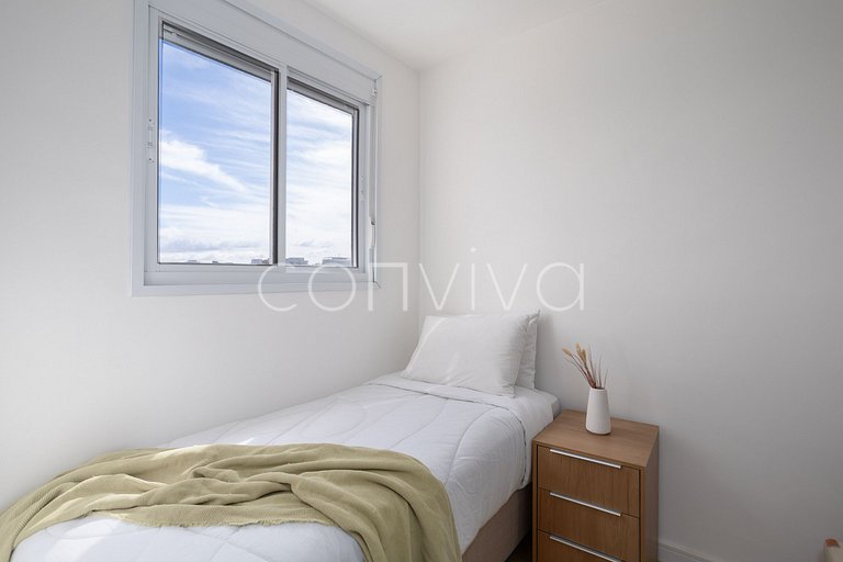 COMP0917 Apto novo c/ 2 quartos em Moema