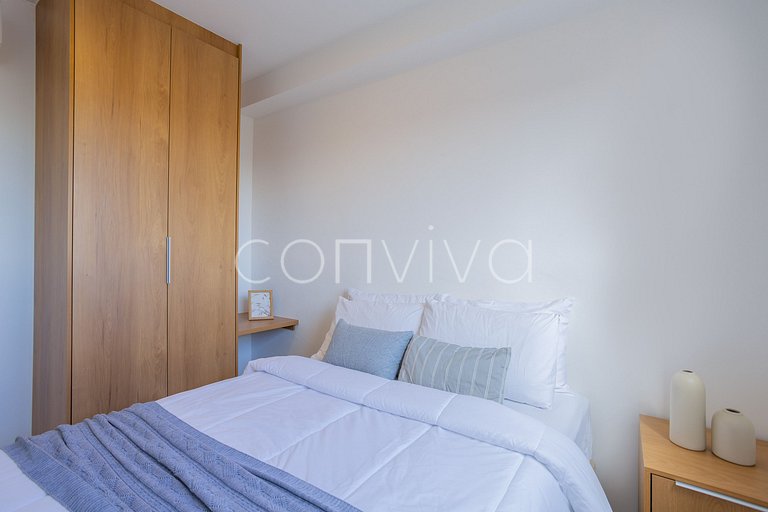 COMP0917 Apto novo c/ 2 quartos em Moema